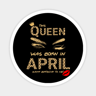 April Birthday Magnet